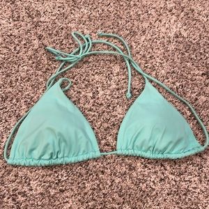 Victoria’s Secret Turquoise  Bikini Top size Large
